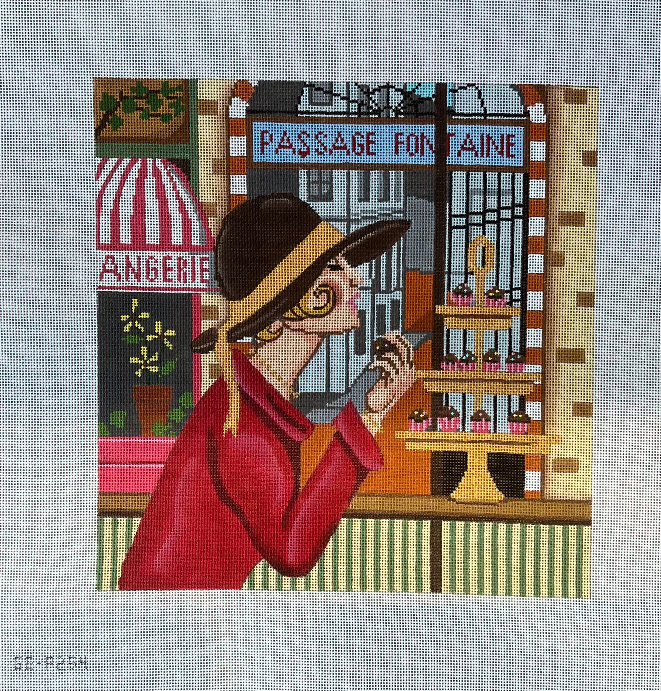 Gayla Elliott P254 Lady with Pastry