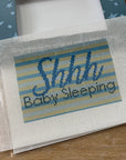 Baby Sleeping Blue Greeting Cards BA-102-57