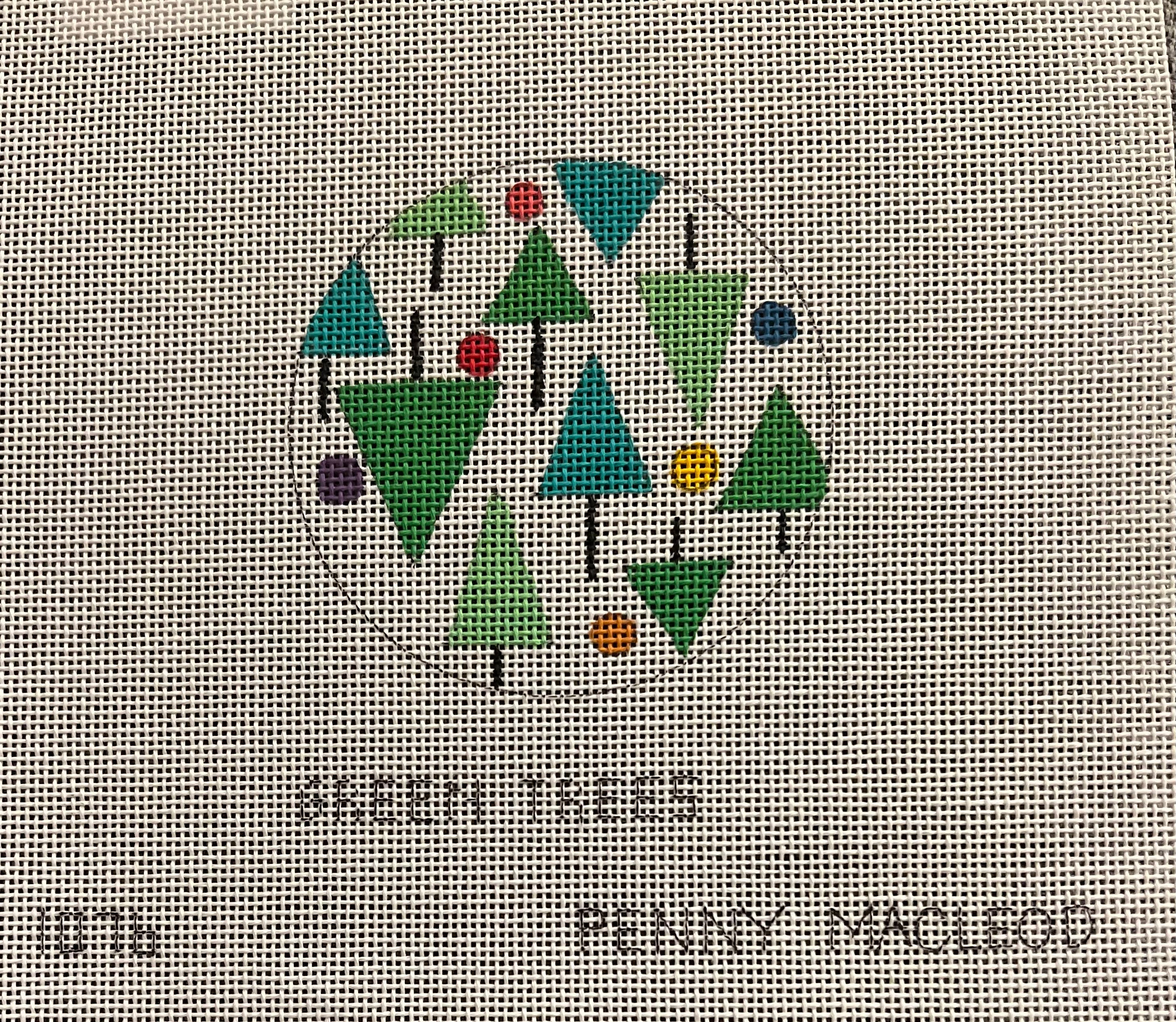 Penny Macleod PM1076 Green Trees