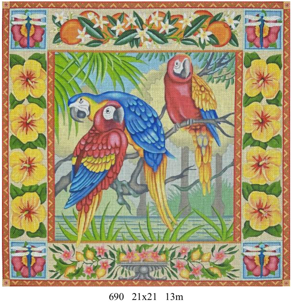 Melissa Shirley 690 Tropical Macaws