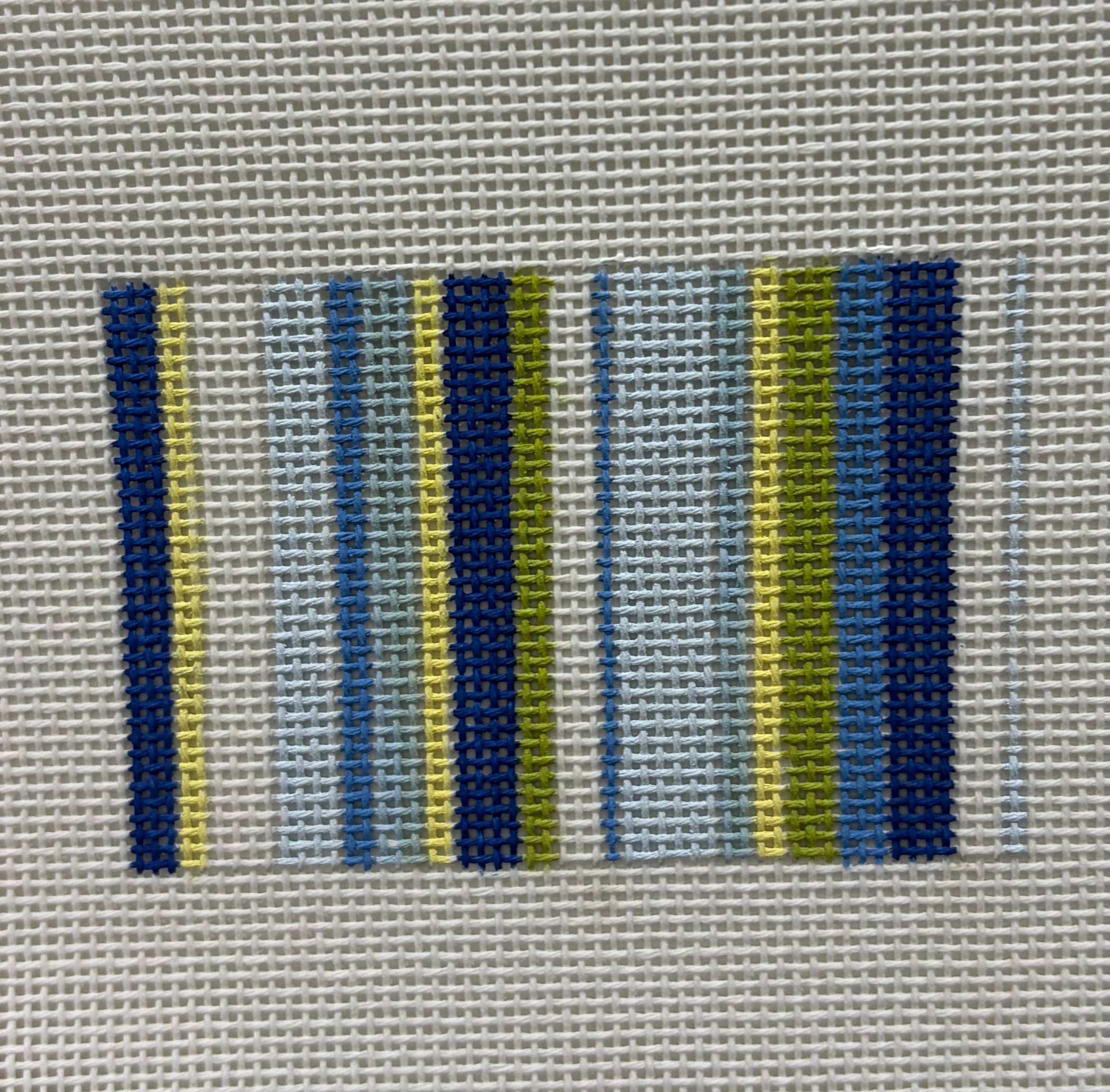 Kristine Kingston WCC-40 Wallet Insert Happy Stripes blue, green, yellow