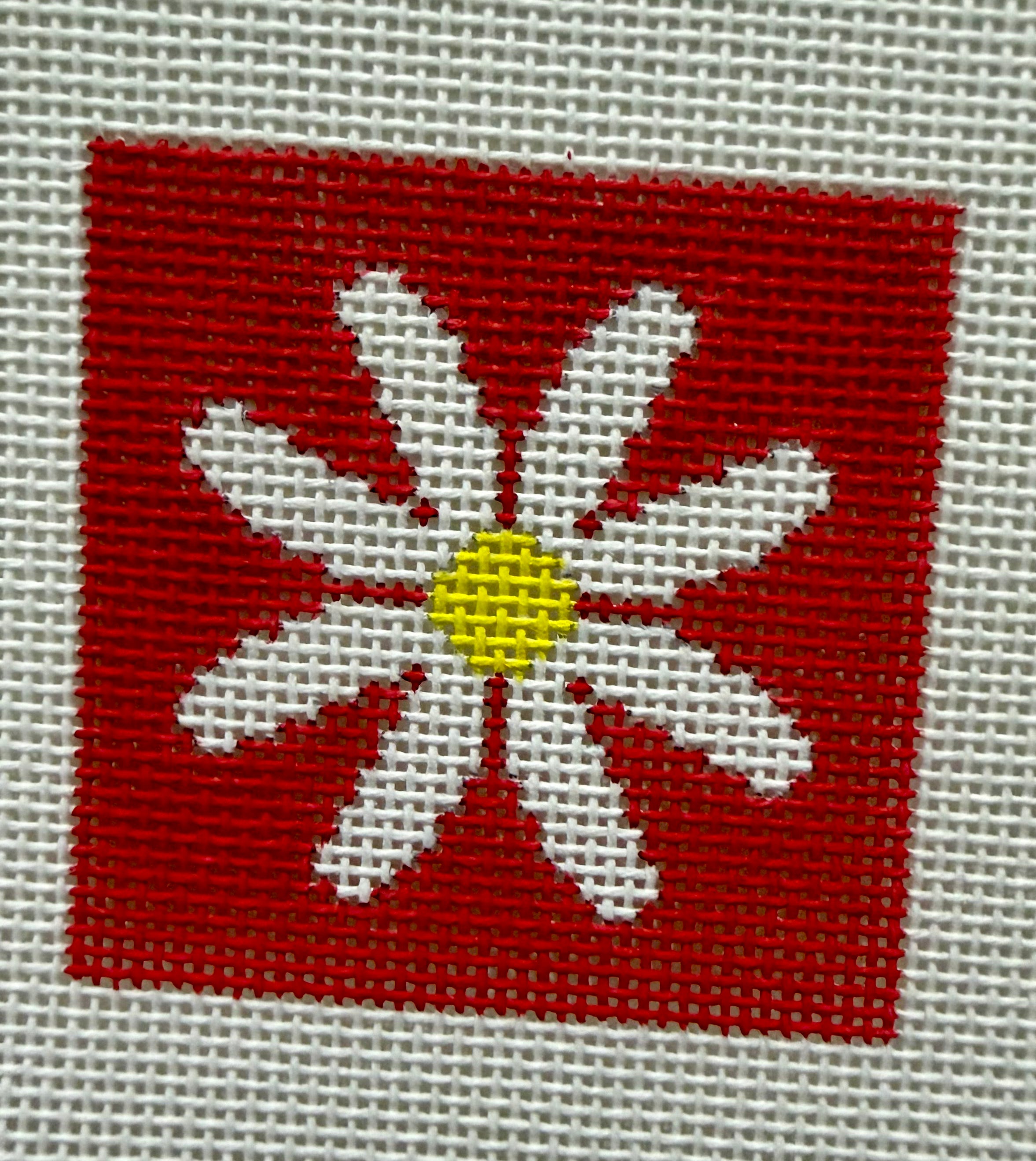 Kristine Kingston INS-06B Daisy on red
