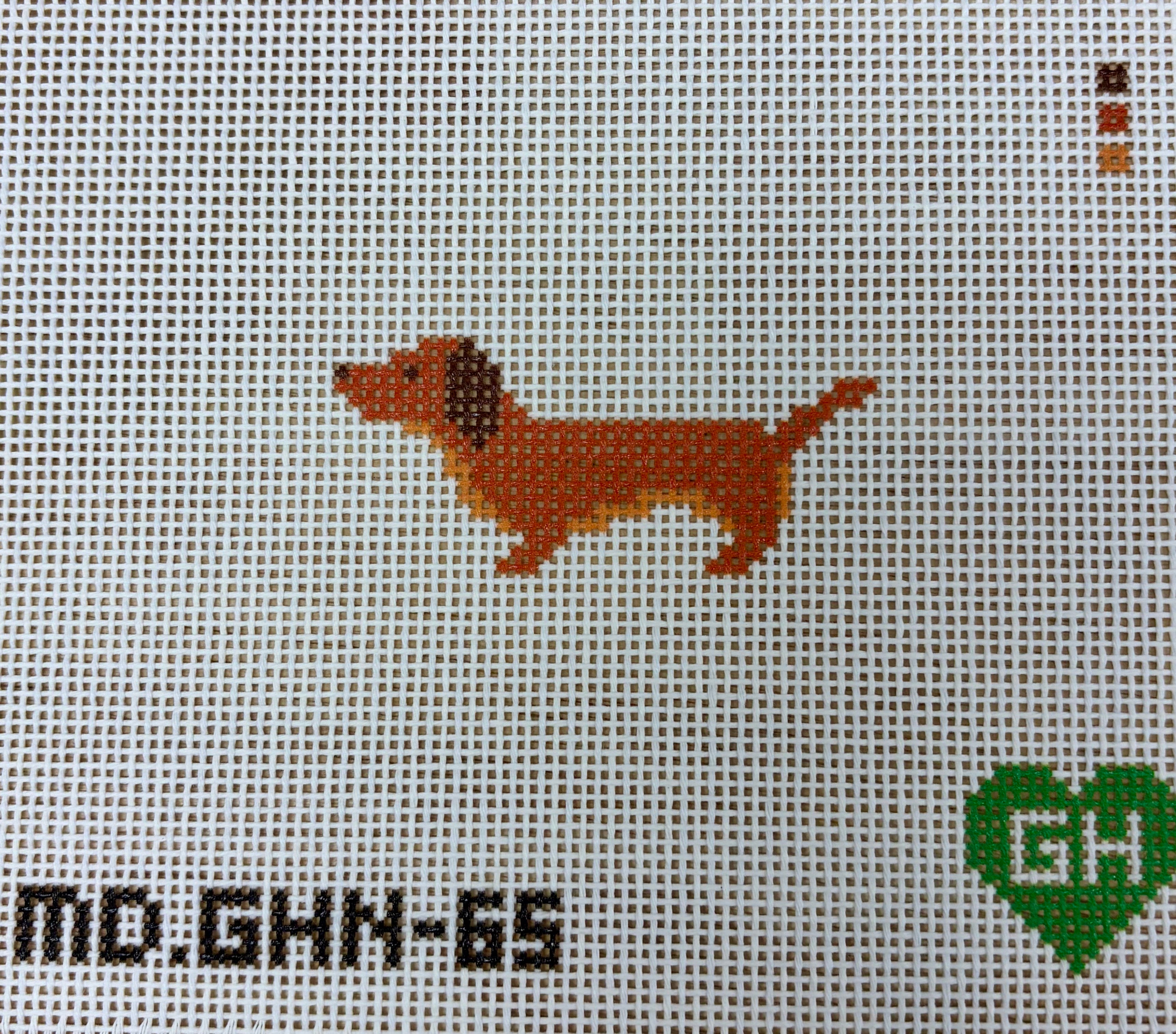 Mopsey Designs MD GHN-65 Dachshund mini