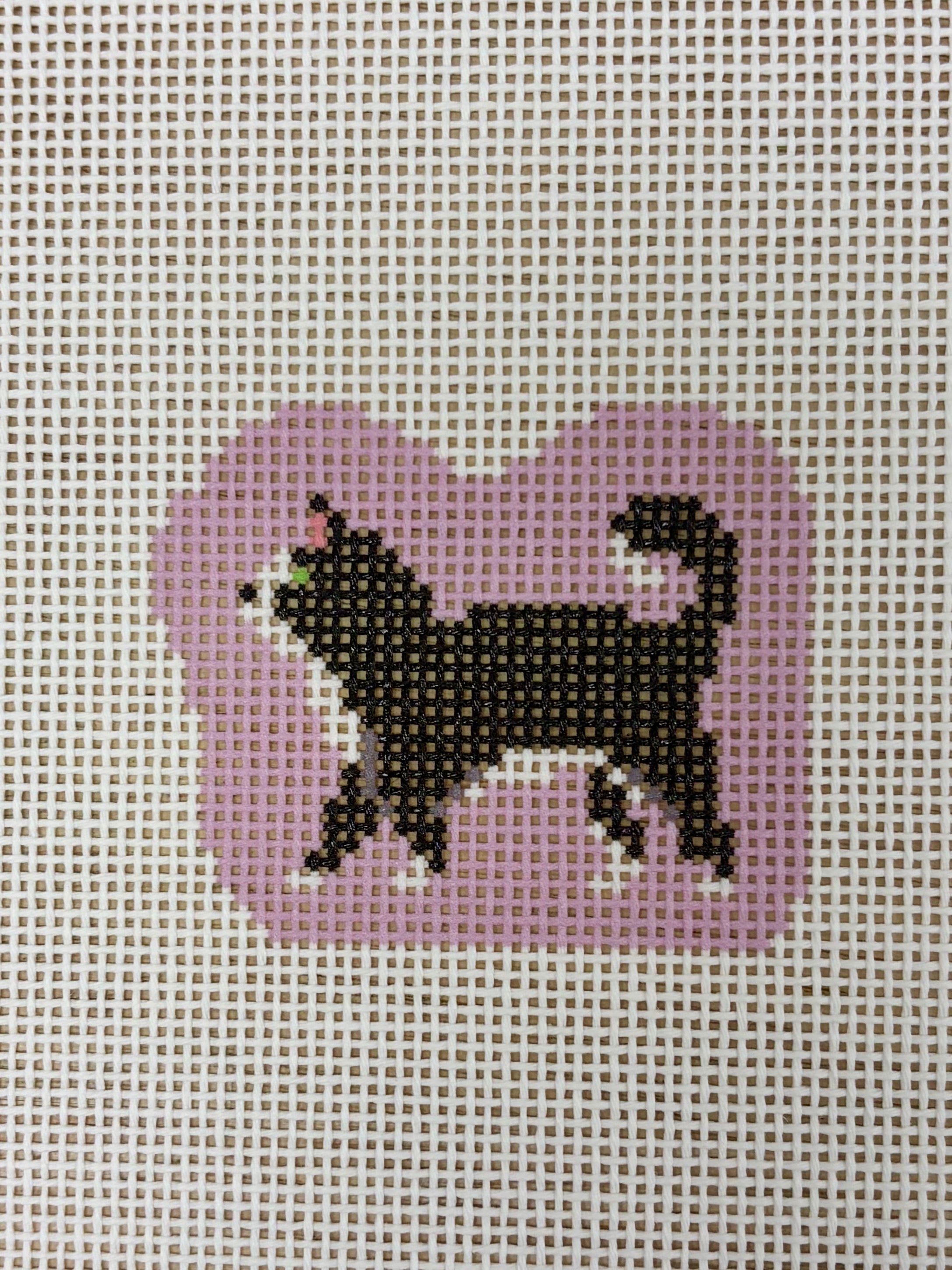 Mopsey Designs MD GHN-74 Black and White Cat mini