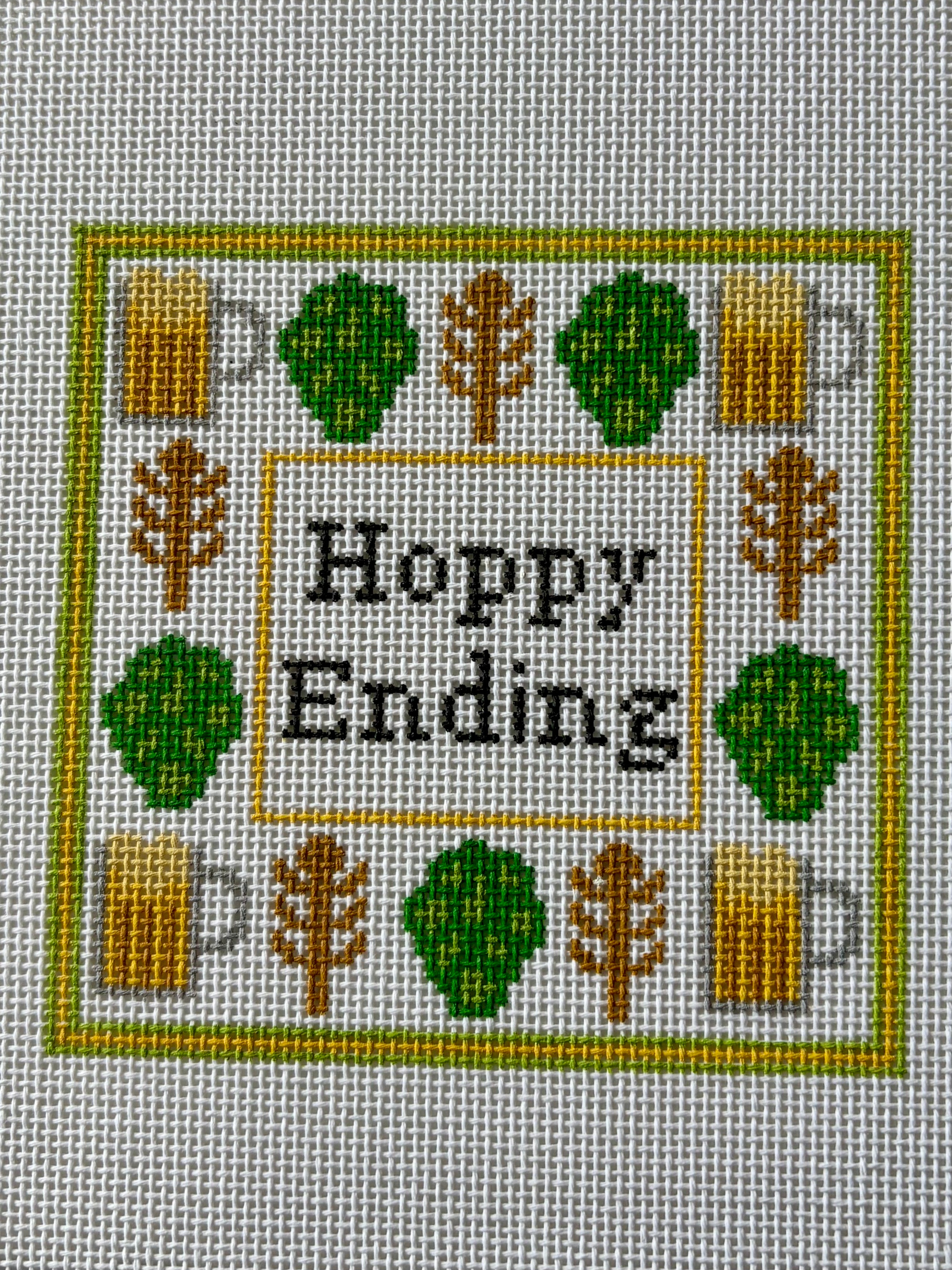 Mopsey Designs MD GHN-25 Hoppy Ending Coaster