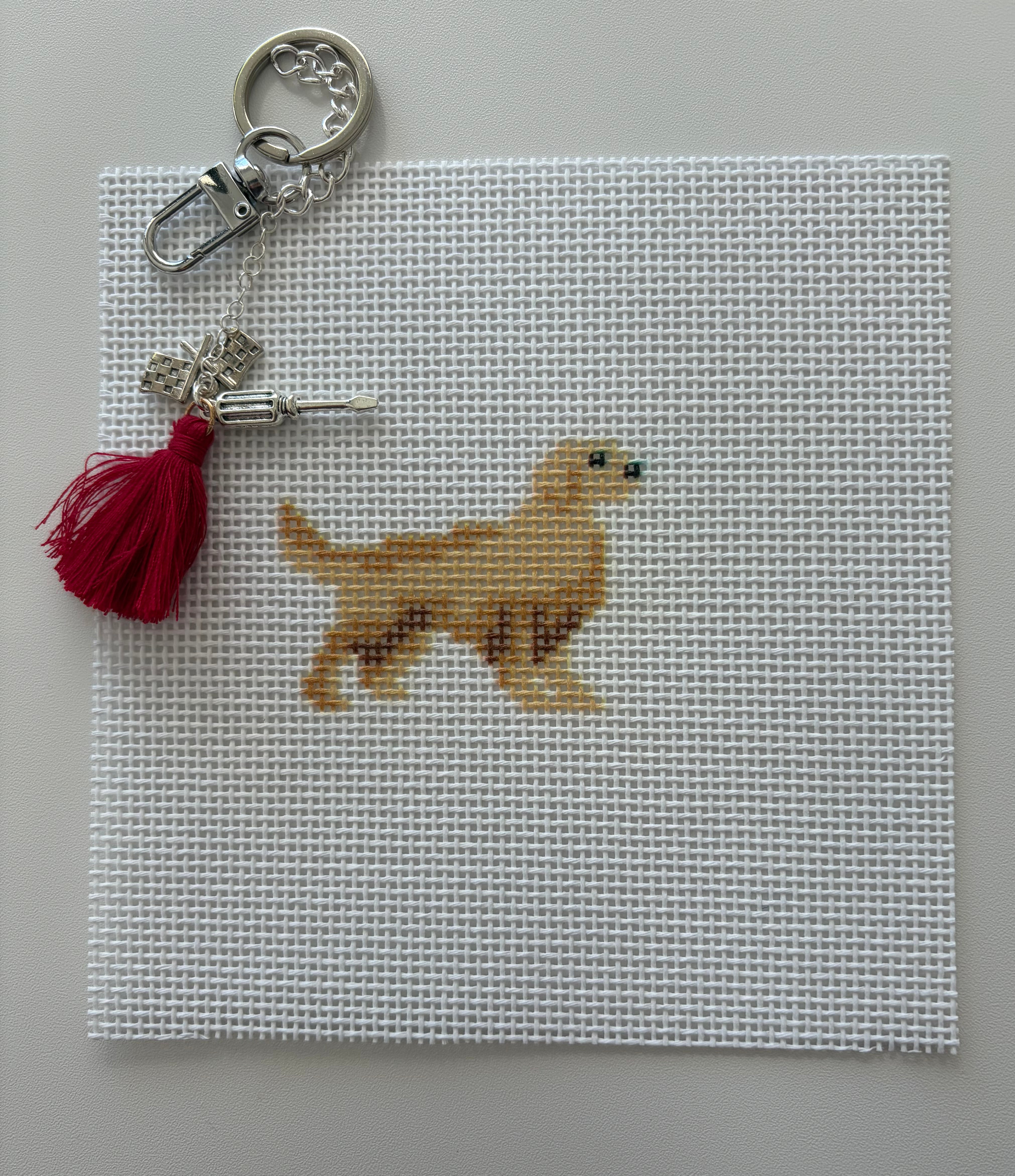 Ready Set Stitch BC-11 Golden Retriever &amp; Charm Bundle