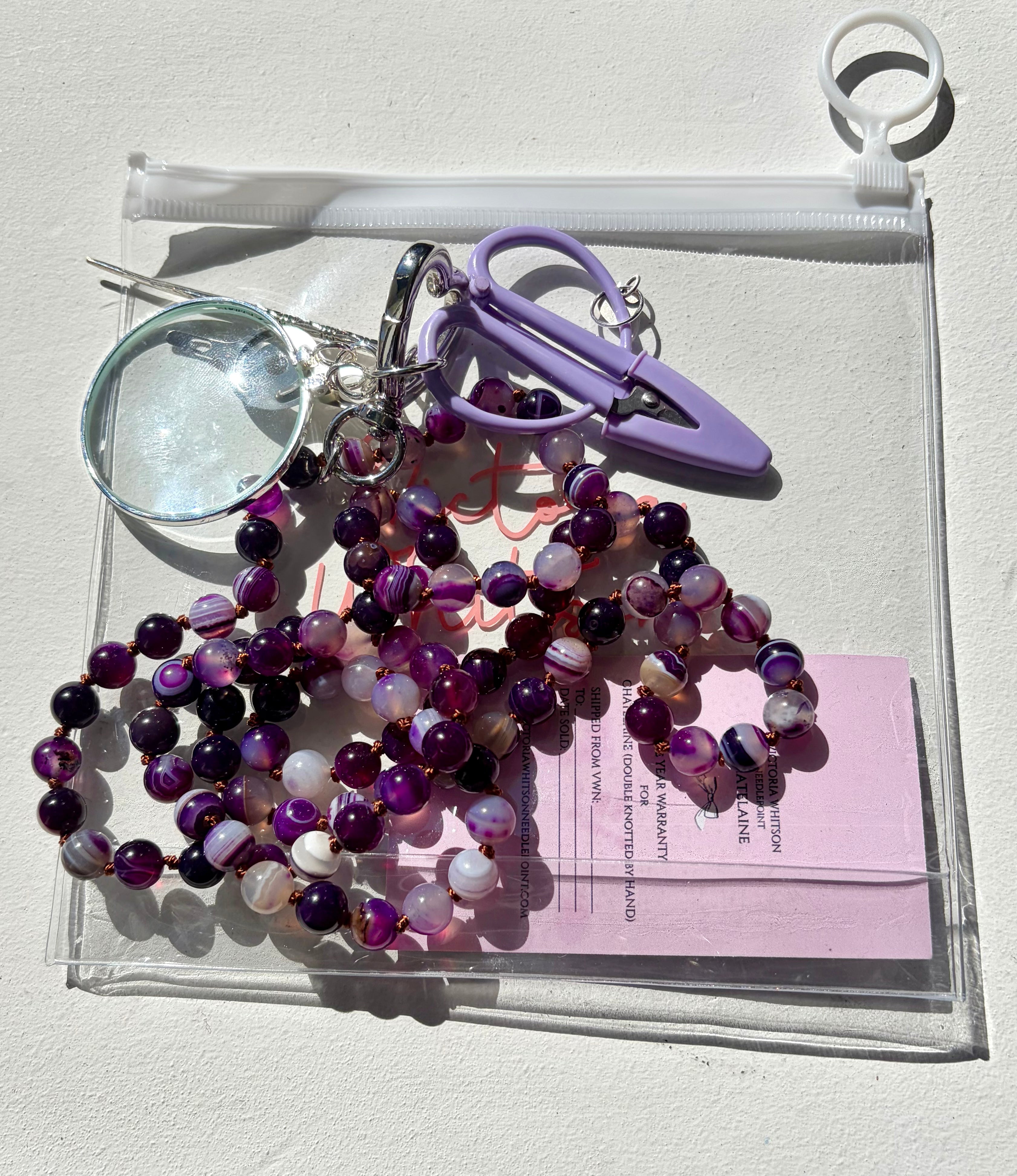 Victoria Whitson Multi Purple Gemstone Chatelaines