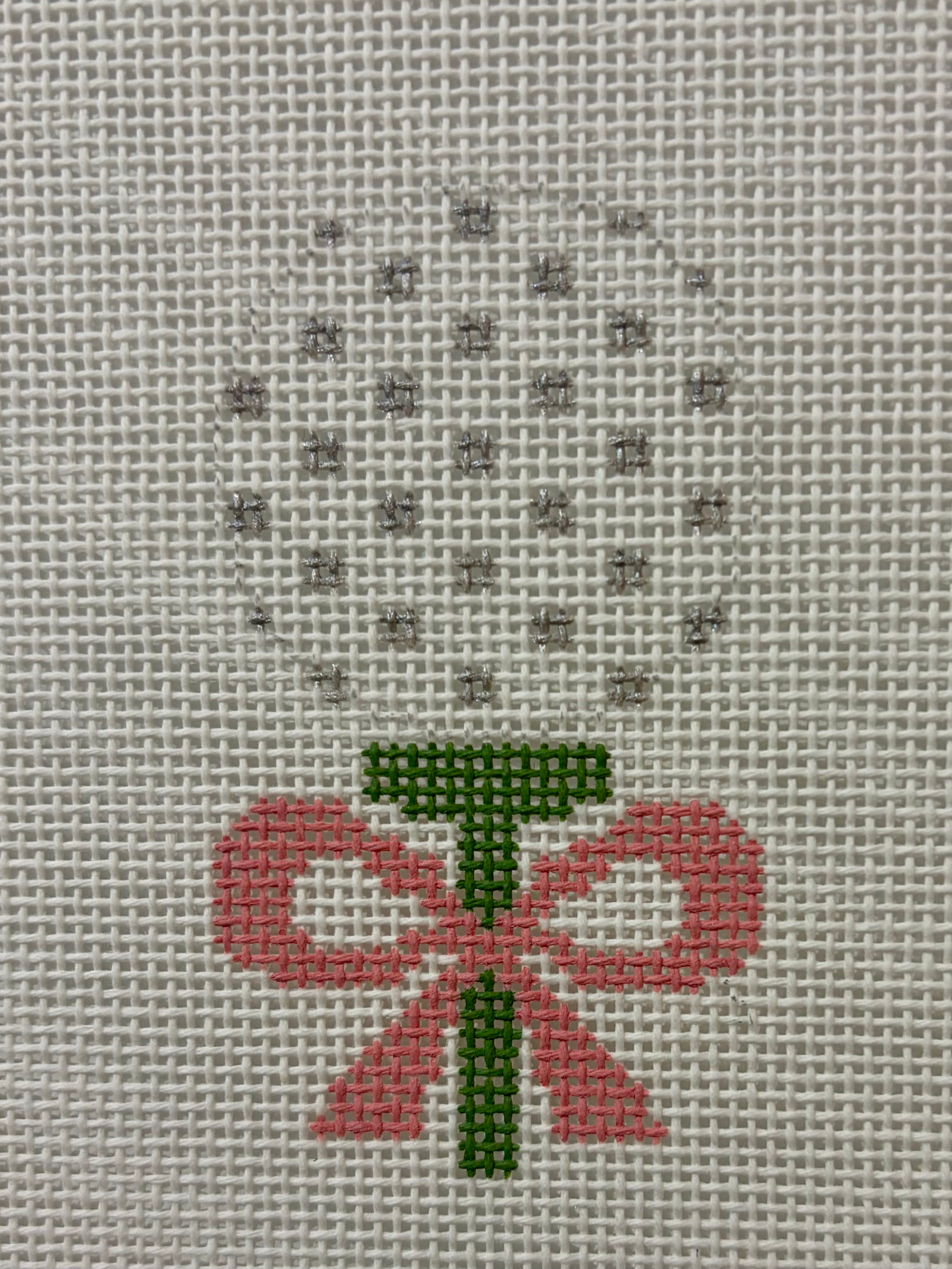 Arden Gray Golf Ball on Tee with Pink Bow