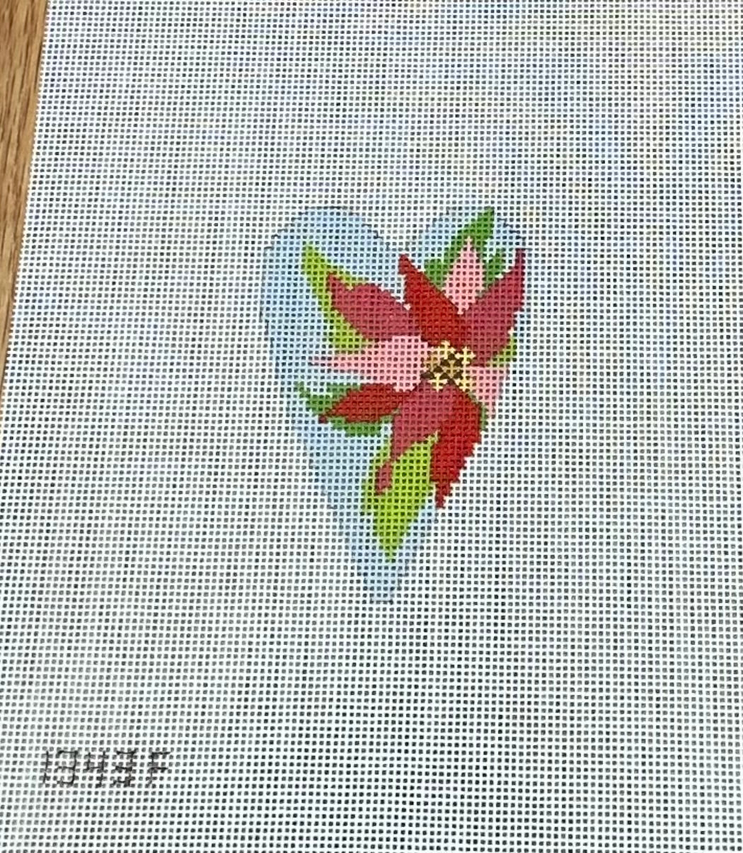 Needledeeva 1343F Poinsettia Heart