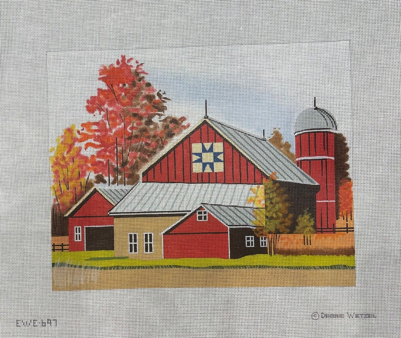 Ewe and Eye 697 Fall Barn