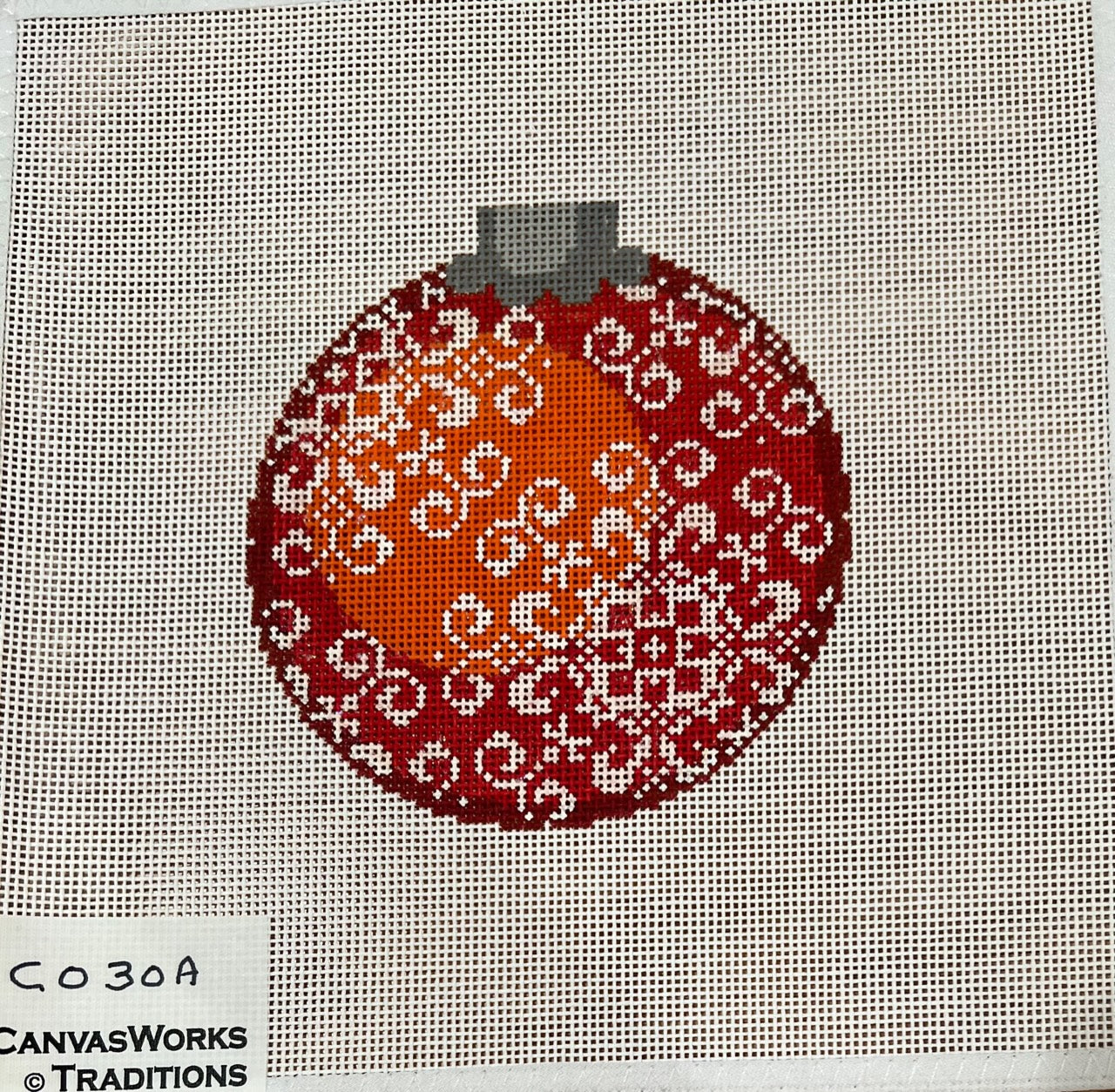 Canvas Works CO 30A-G Snowflake Ornament