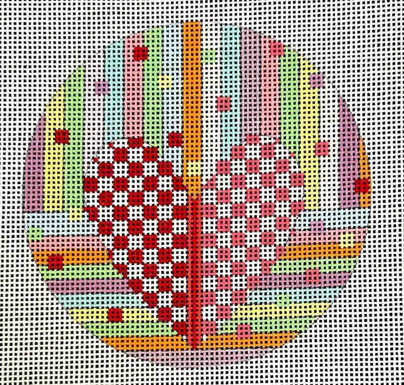 Penny Macleod PM1089: Red Check Heart