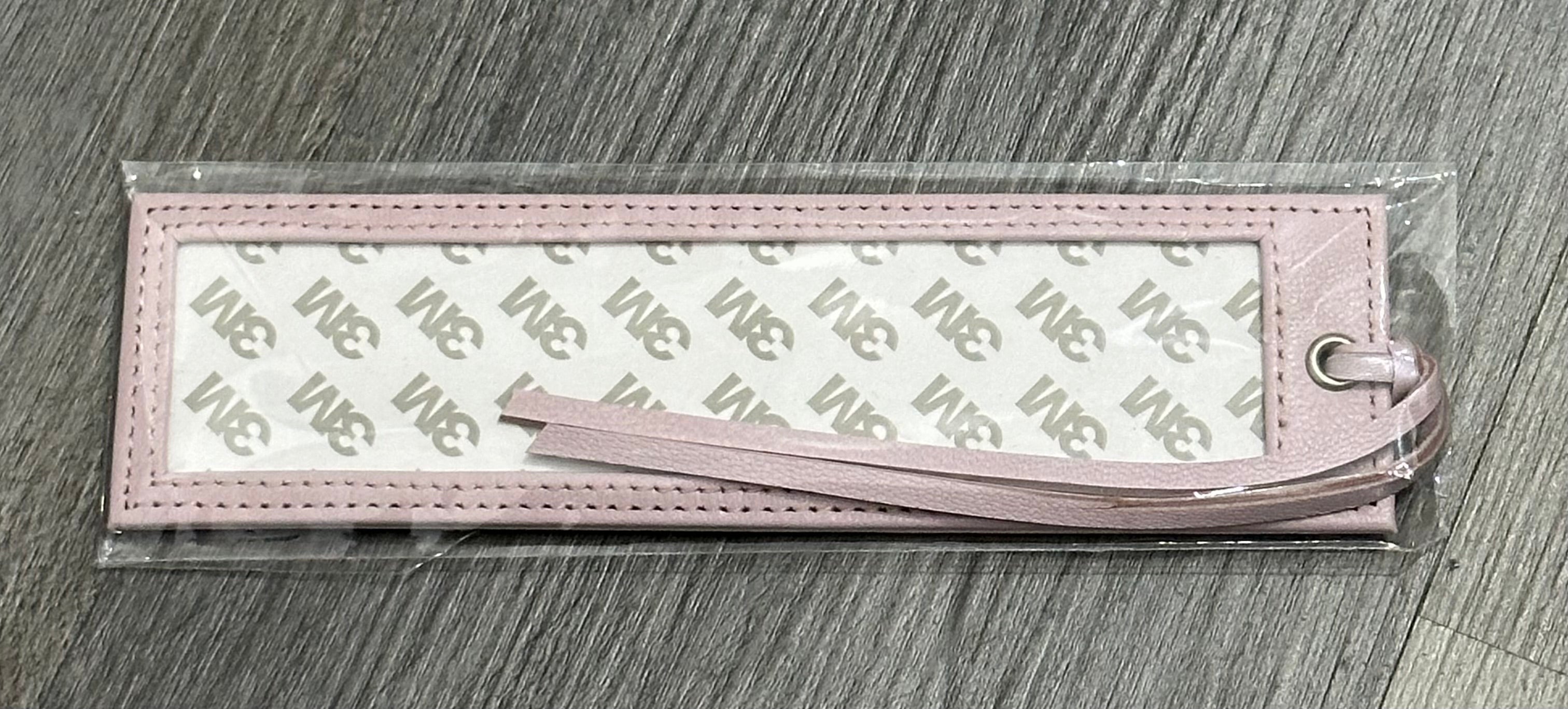 Planet Earth Mauve Leather Bookmark