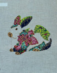 Gingham Stitchery KW-94 Sitting Tobacco Bunny