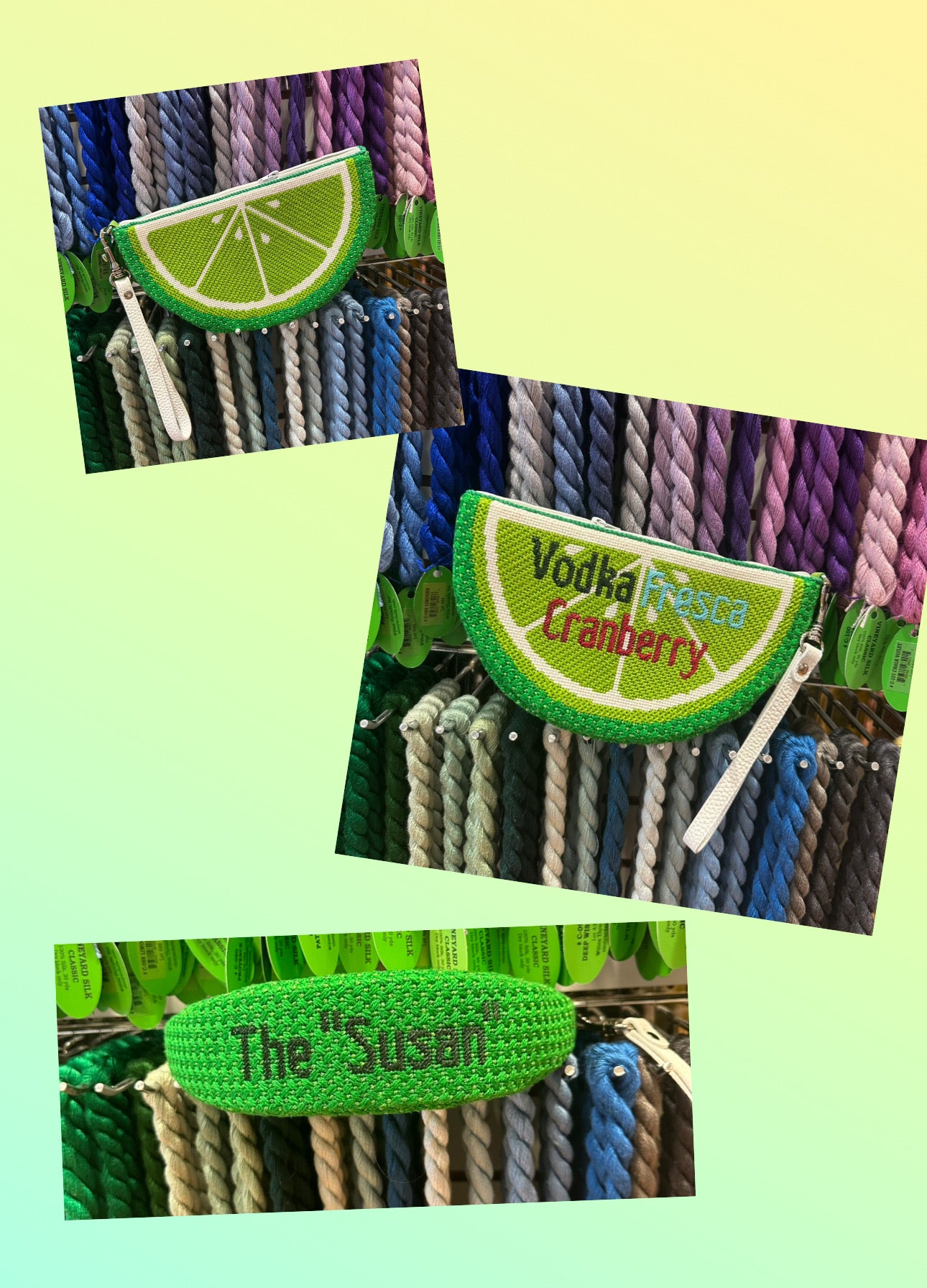 Rachel Donley RD 171 Large Lime Purse