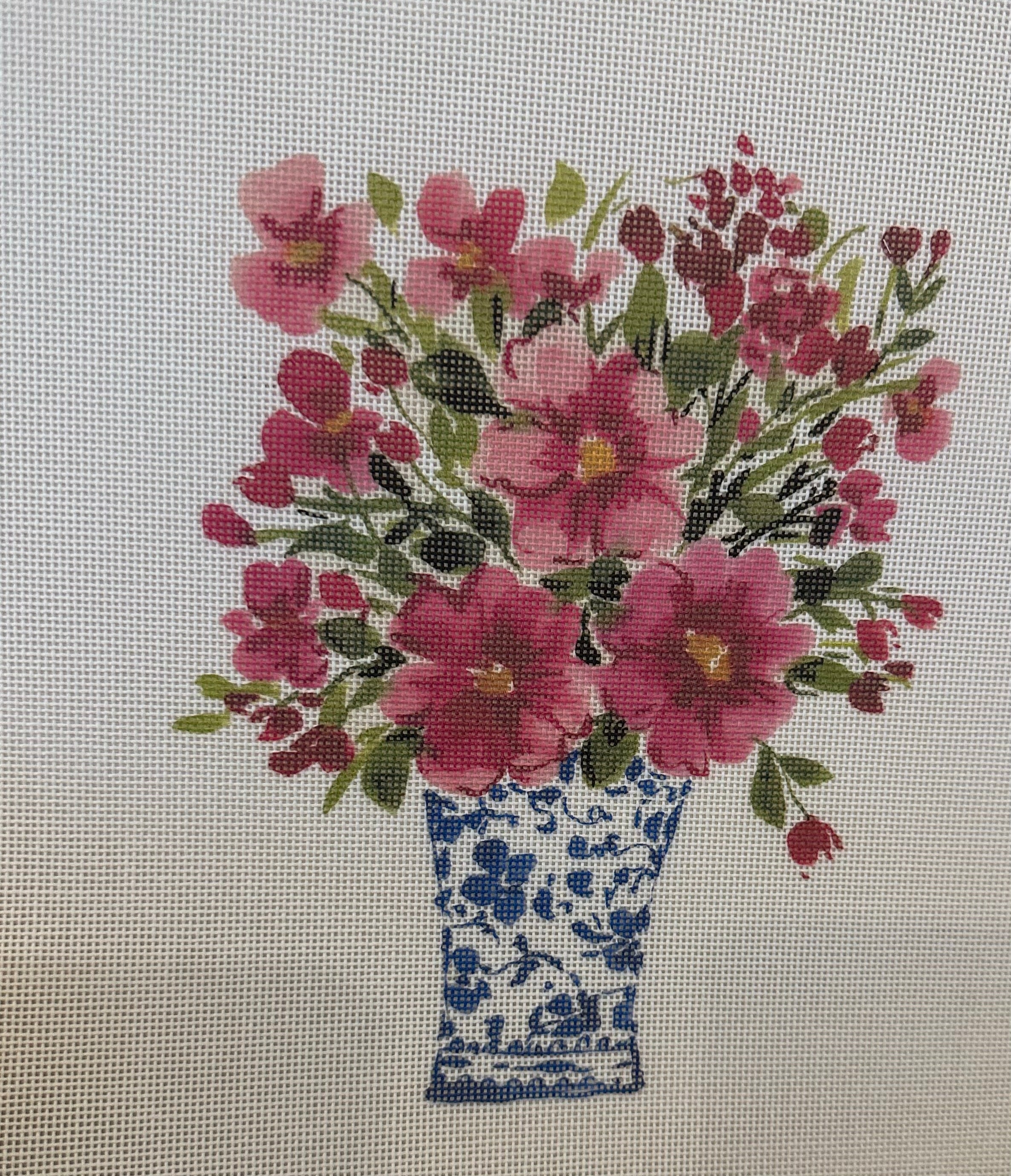 The Collection Ellen Crimi-Trent ECT1126A Chinoiserie with Pink Flowers