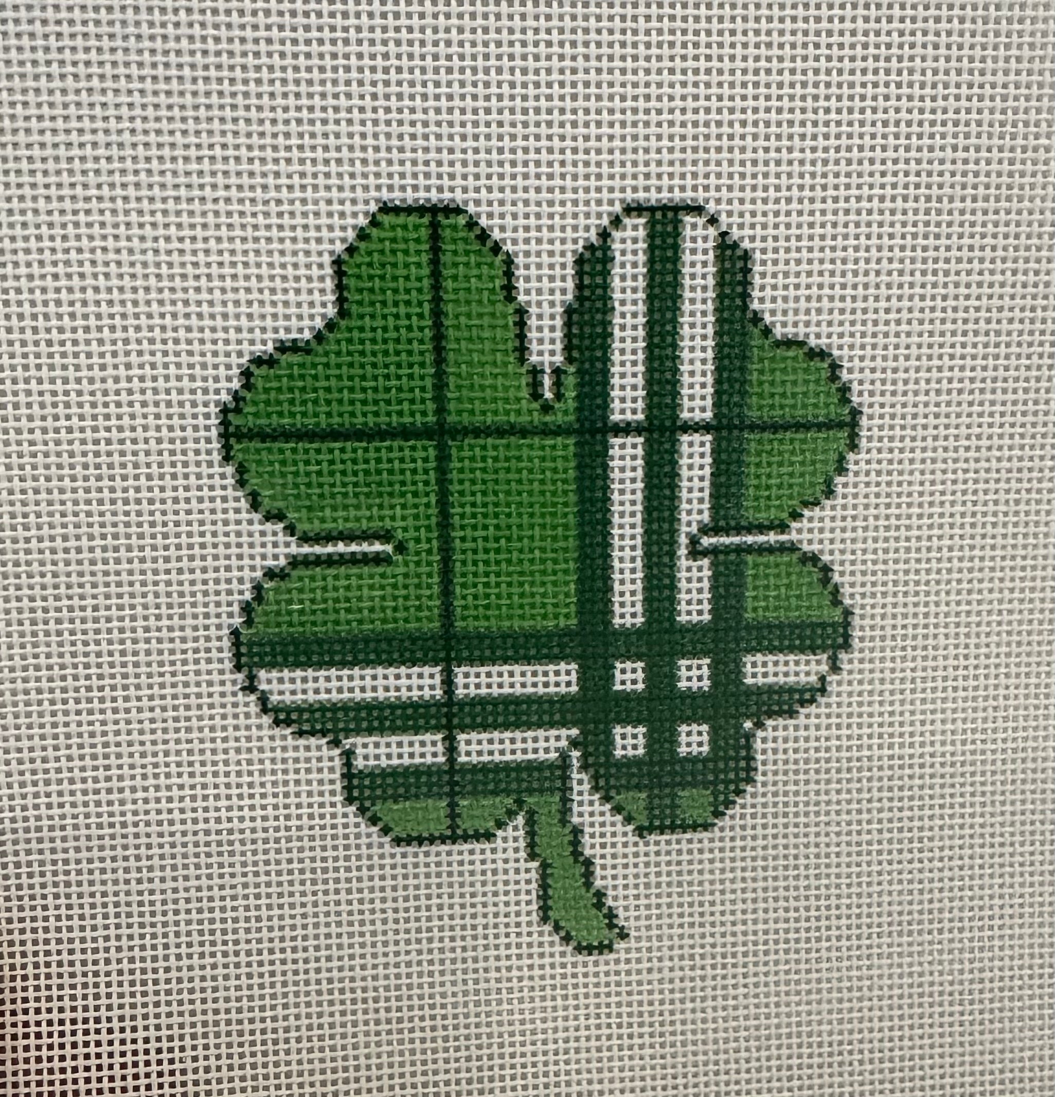 The Collection Froopy Designs FD55 Green Plaid Shamrock