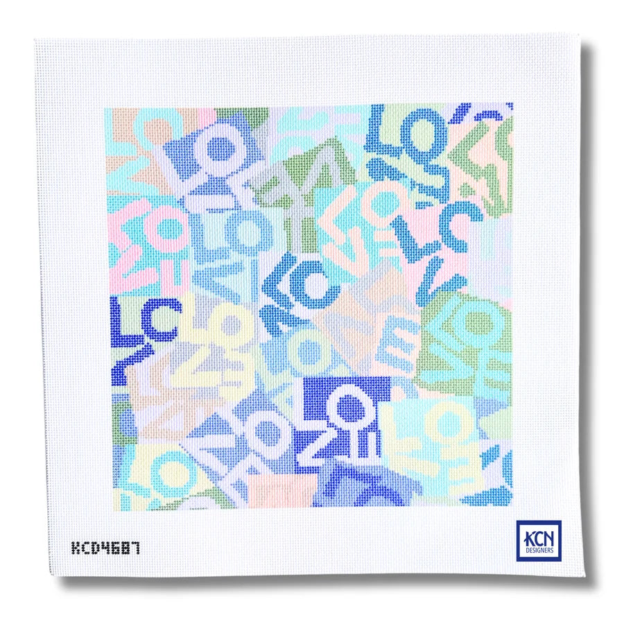 KCD Designers KCD4631 Lovevolve Pillow - Blues