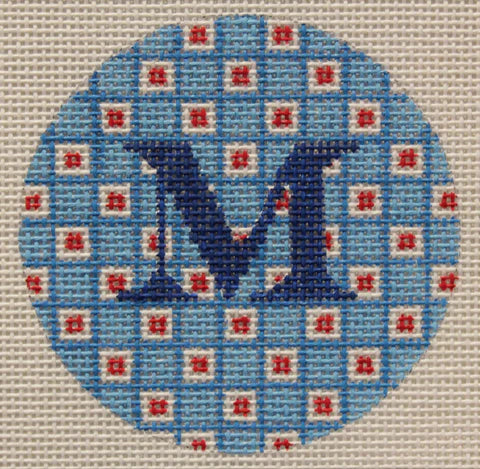 Kate Dickerson ALB-38 Blue White Grid