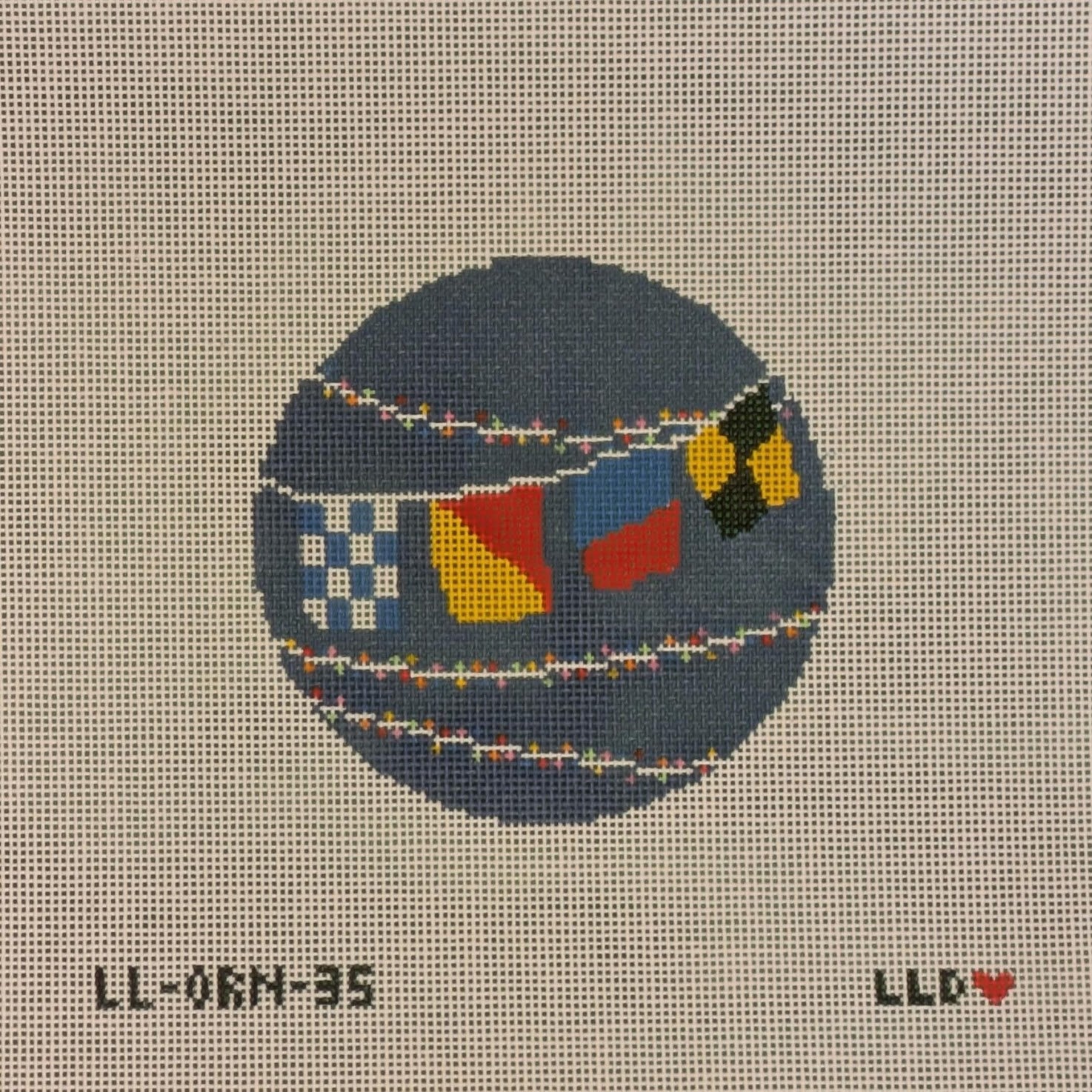 Laura Love LL-ORN-35 Nautical Noel