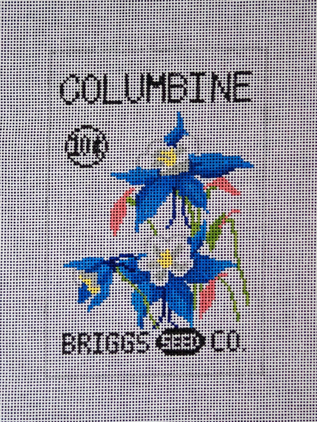 Laura Love LL-S-05b Columbine Seed Packet