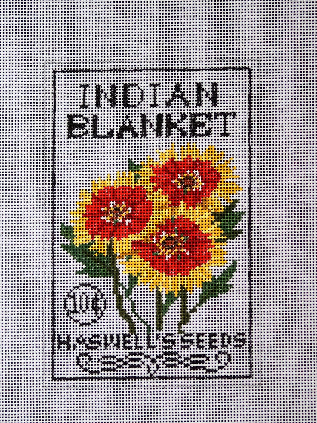 Laura Love LL-S-07b Indian Blanket Seed Packet