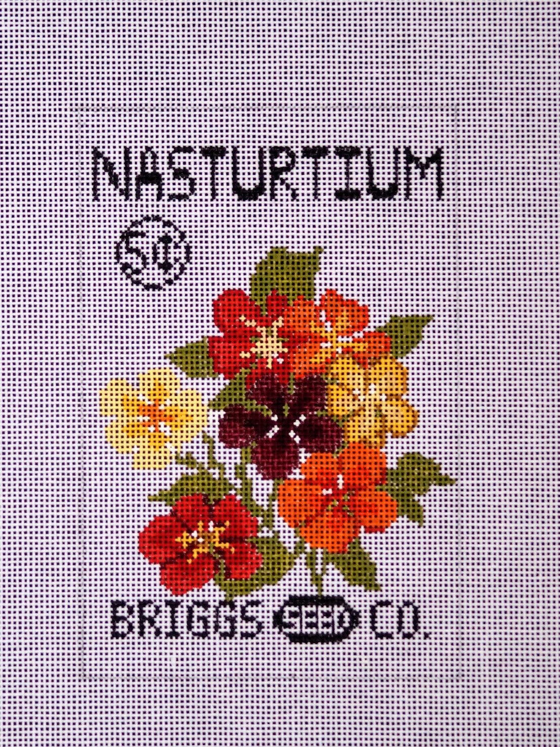 Laura Love LL-S-10b Nasturtium Seed Packet