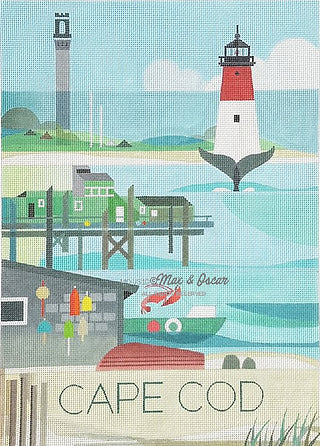 Painted Pony Designs Max and Oscar Cape Cod – Stitch by Stitch
