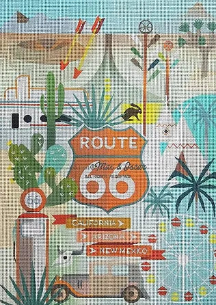 Painted Pony Designs Max and Oscar Route 66