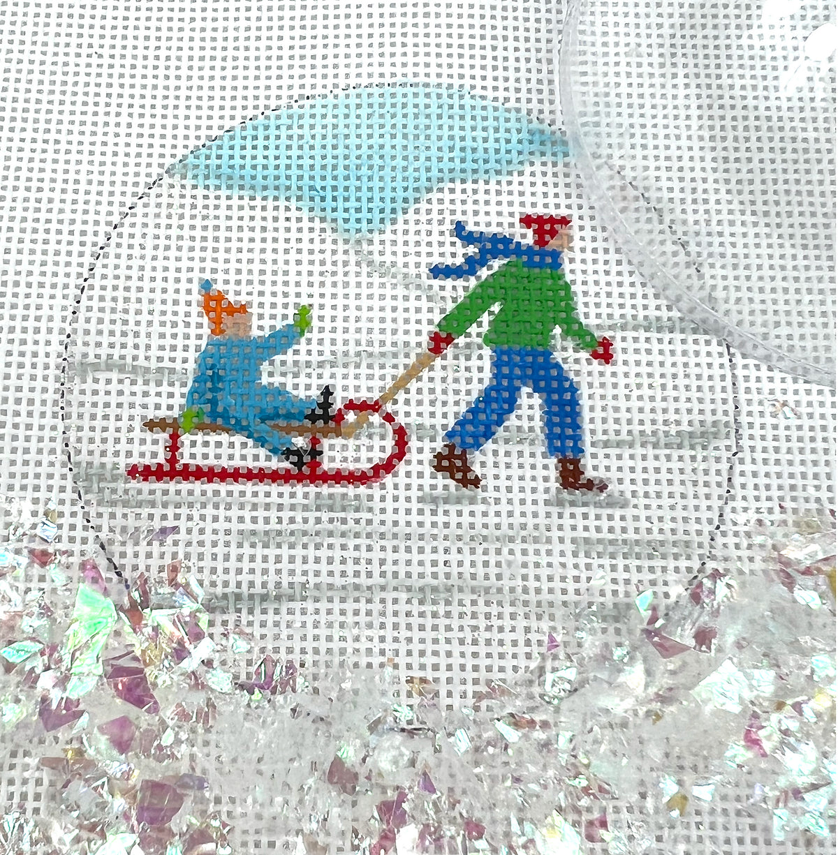 Kate Dickerson OMD-10 Child pulling sled SnowGlobe Kit
