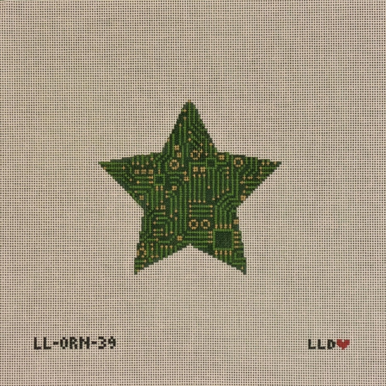 Laura Love LL-ORN-39 Circuit Board Star