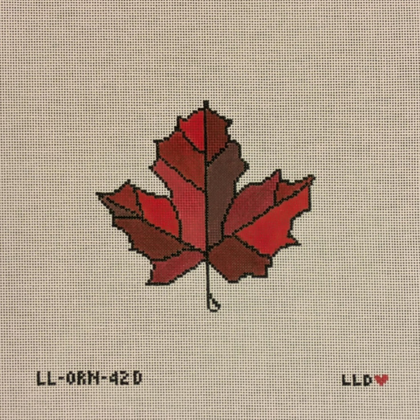 Laura Love LL-ORN-42D Maple Leaf Reds