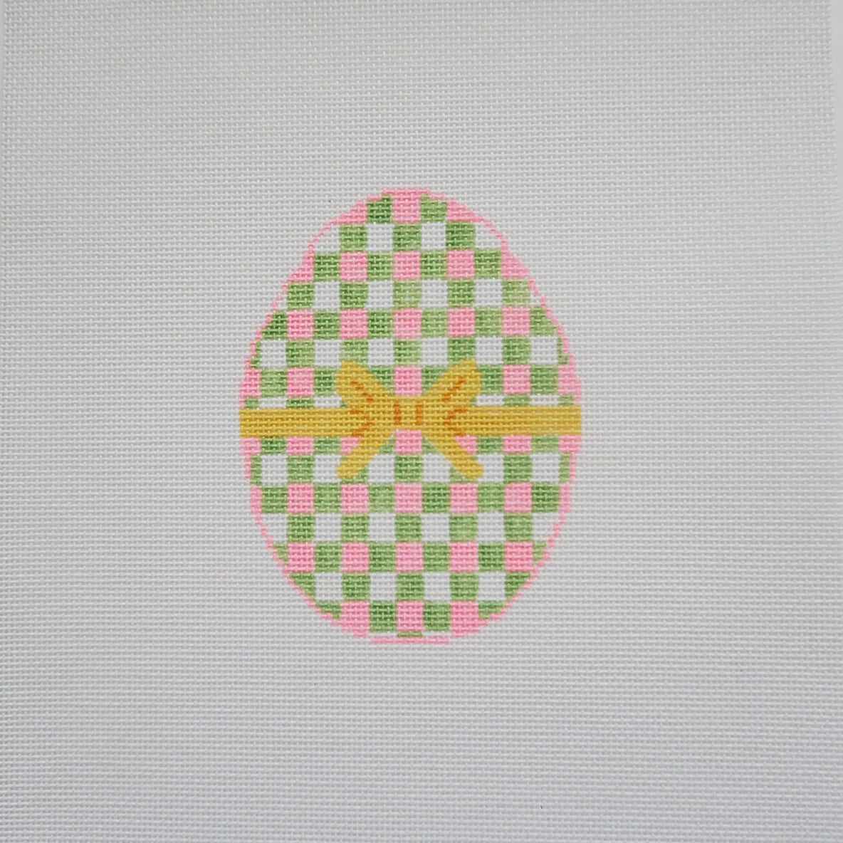 Silver Stitch Gingham Eggs - Preppy