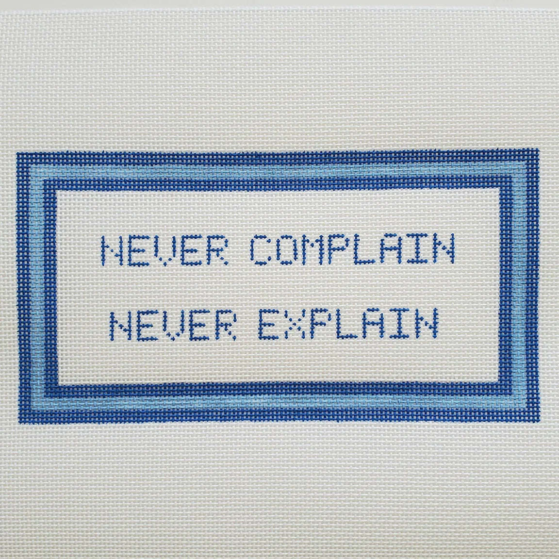 Silver Stitch Never Complain, Never Explain