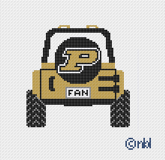 Needlepoint by Laura Purdue Jeep
