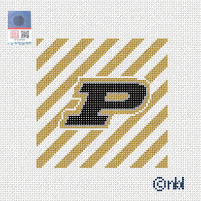 Needlepoint by Laura Purdue Stripe Canvas
