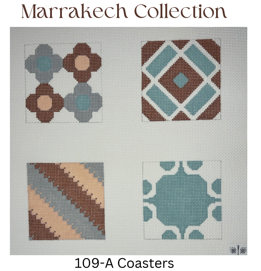 Patricia Sone 109-A Coasters Marrakech Collection – Stitch by Stitch