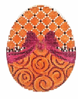 Kelly Clark KEA41-18 L'Orange Ribbon Egg