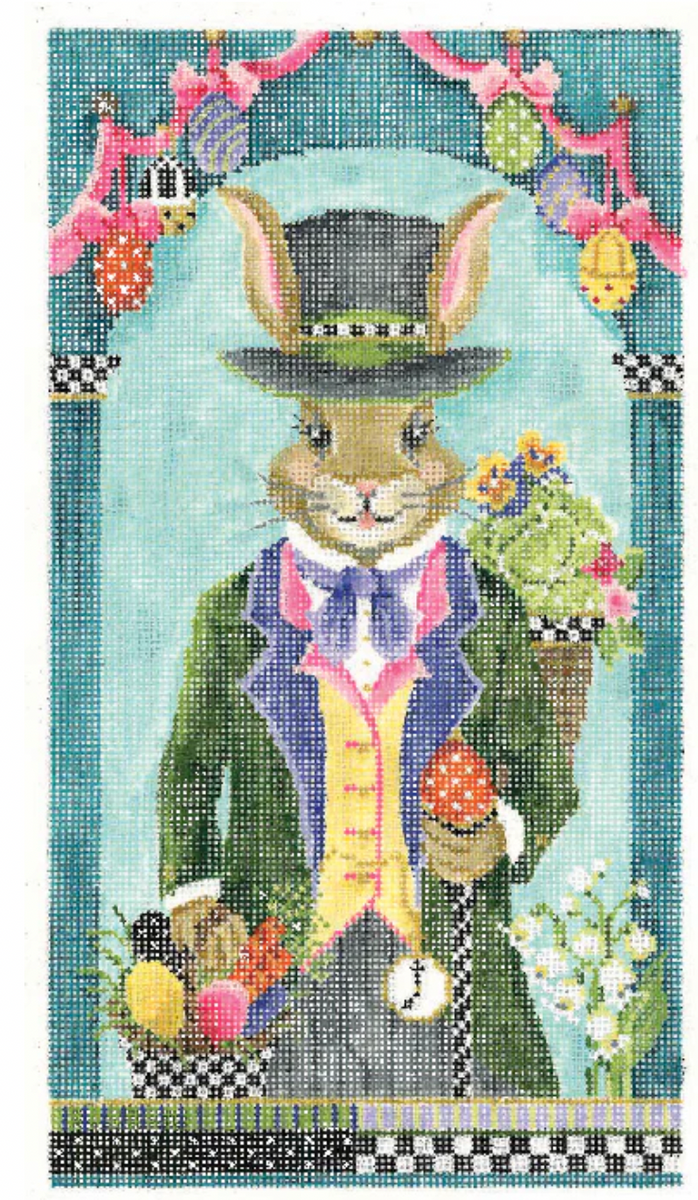 Kelly Clark KC-KEA44-18 Mr. Edward Easter Bunny – Stitch by Stitch