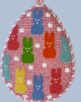 Nash and Daughters ND-15 Peeps Bunny Egg includes Stitch Guide