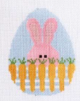 Nash and Daughters ND-16 Bunny with Carrot Fence Egg with Stitch Guide