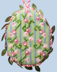Nash and Daughters ND-172 Pink and Green Floral Egg