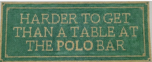 Needlemouth NM-5 Polo Bar PIllow