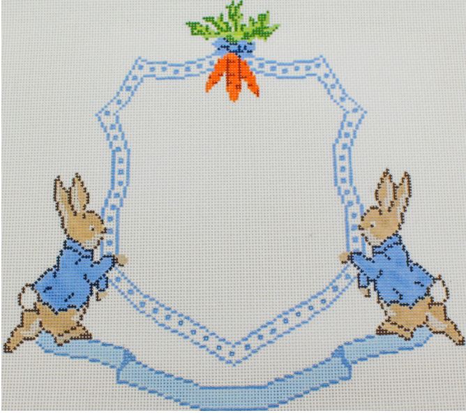 Elm Tree Designs P081 Peter Rabbit Crest - Blue