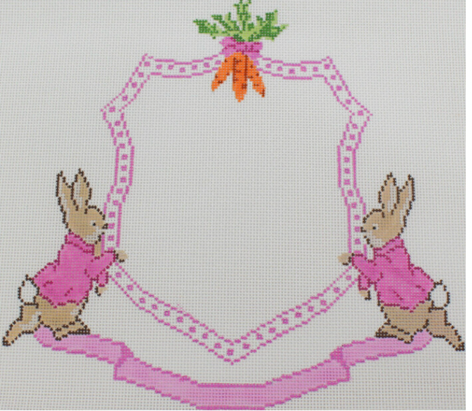 Elm Tree Designs P081 Peter Rabbit Crest - Pink
