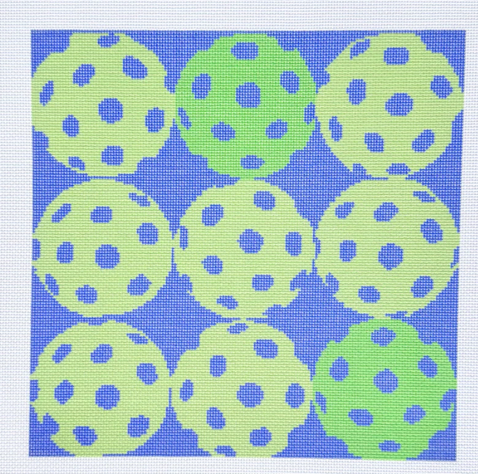 KCD Designers KCD4695 Pickleball Square Printed Canvas
