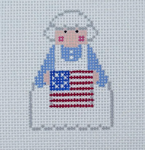 KCD Designers SI165200 Betsy Ross Angel Printed Canvas