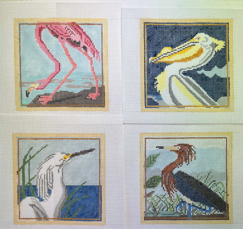 Blueberry Point 26-443 Audubon Coaster Set