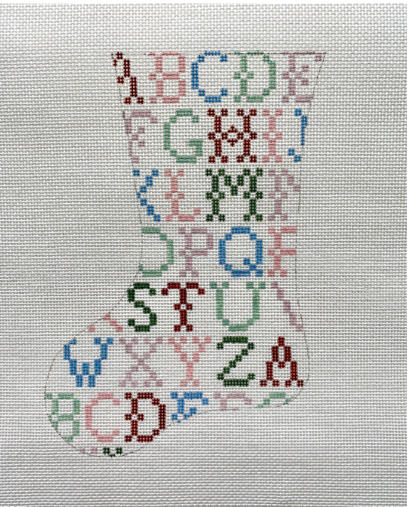 Plum Stitchery RS7-C Sampler Mini Sock