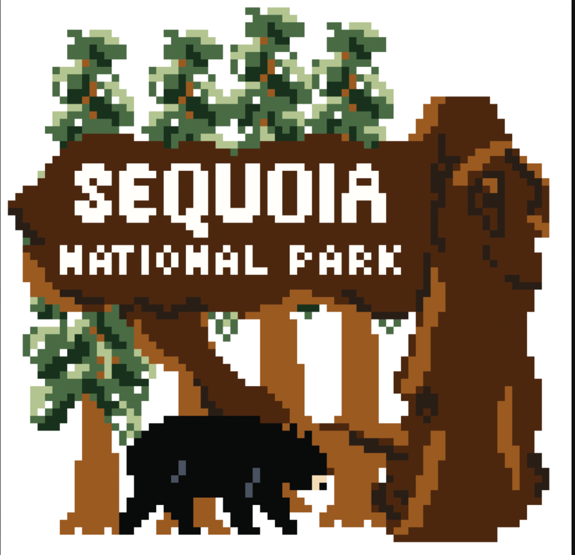 Fire and Iris FI-NP-SQ.S Sequoia Sign